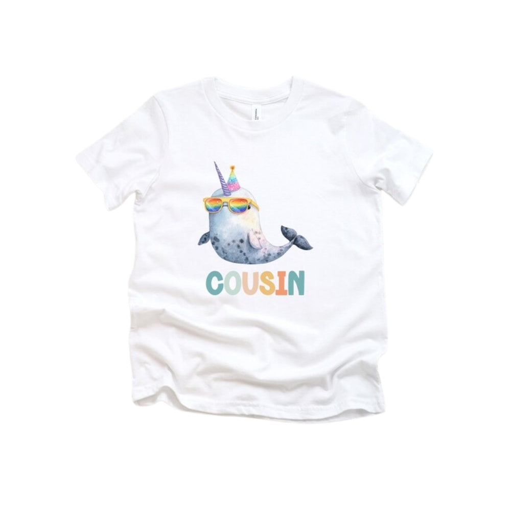 Custom Whale Birthday Family Matching T Shirt, Personalized Matching Birthday Ocean Beach Family Shirts ET1144