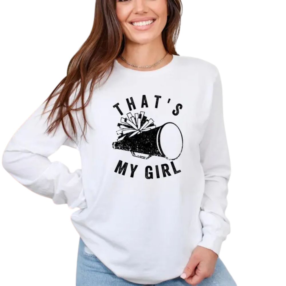 That's My Girl Custom Cheer Sweatshirts, Custom Cheer Mom Sweaters 2D0019