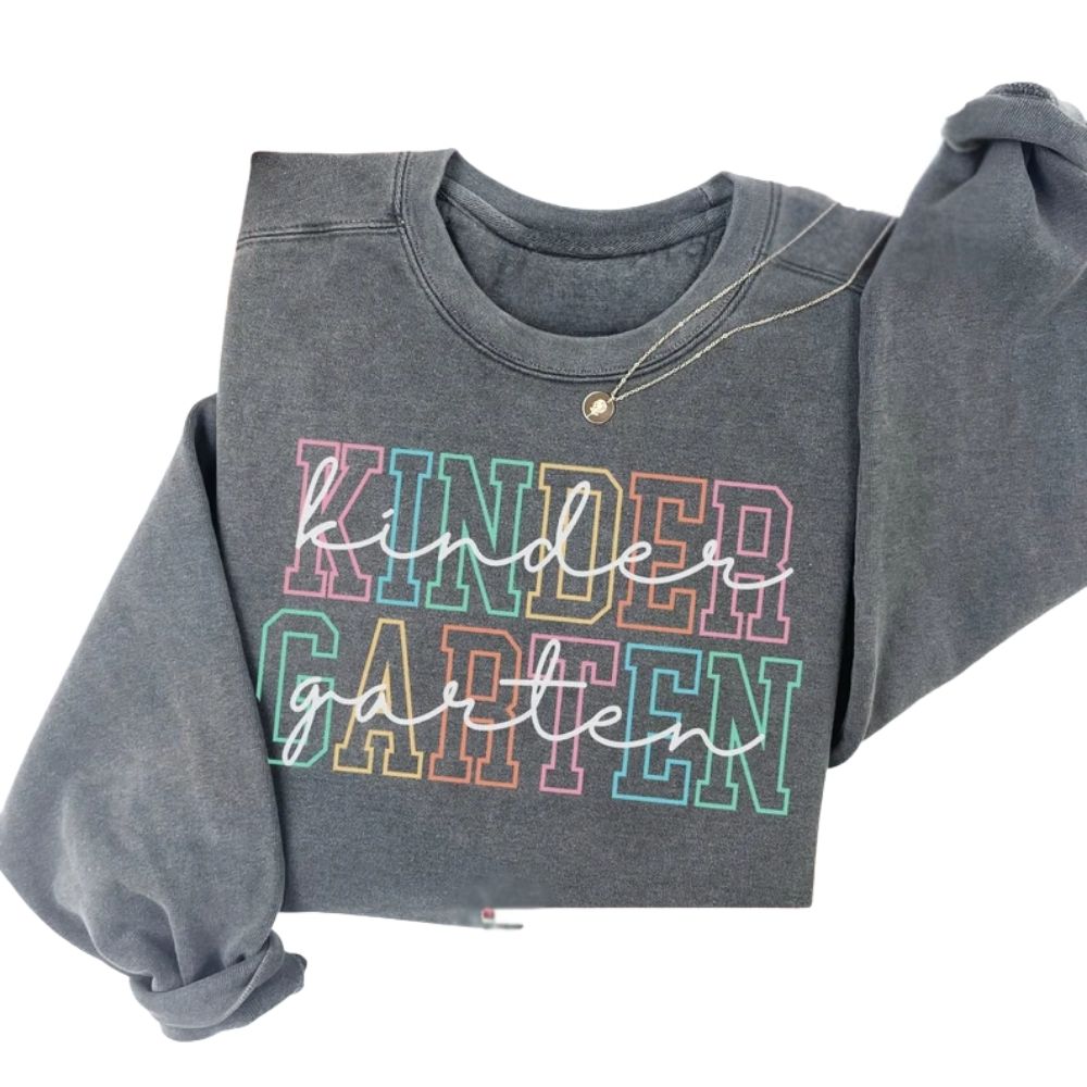 Kindergarten Teacher Sweatshirts Womens, Kindergarten Teacher Shirts 2D0161