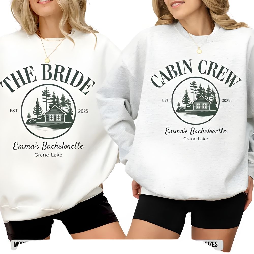 Custom Camp Bachelorette Sweatshirts For Women, Custom Bachelorette Party Sweatshirts 2D0197