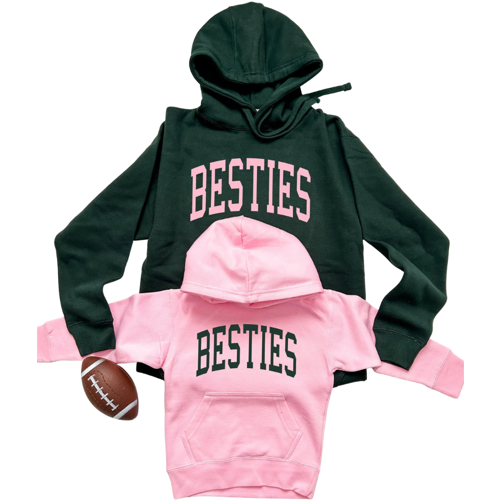 Bestie Mommy And Me Matching Hoodies, Mother And Daughter Matching Hoodies ET1275