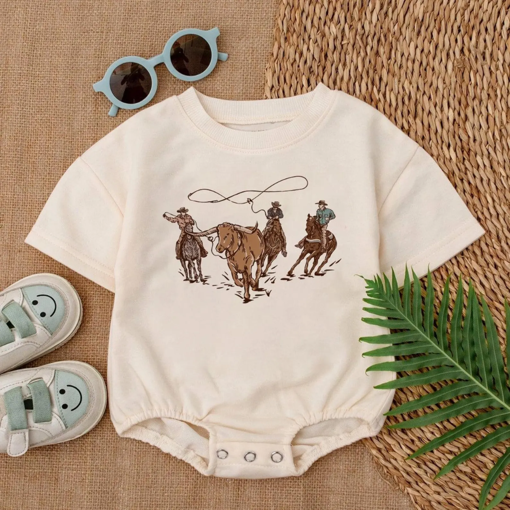 Cowboy Rodeo Baby T-Shirt Bodysuit, Western Baby Bodysuit BB0020