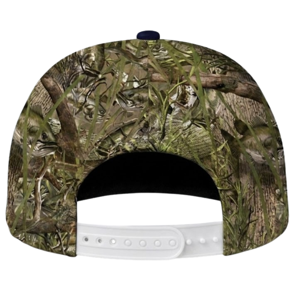 Custom Trout Fishing 3D Printed Baseball Cap With Name, Custom Fishing Lover Cap Hat CP0539