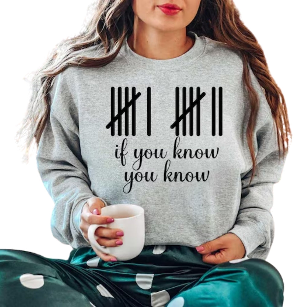 Six Seven If You Know You Know Sweatshirt, 6 7 Sweatshirt 2D0536