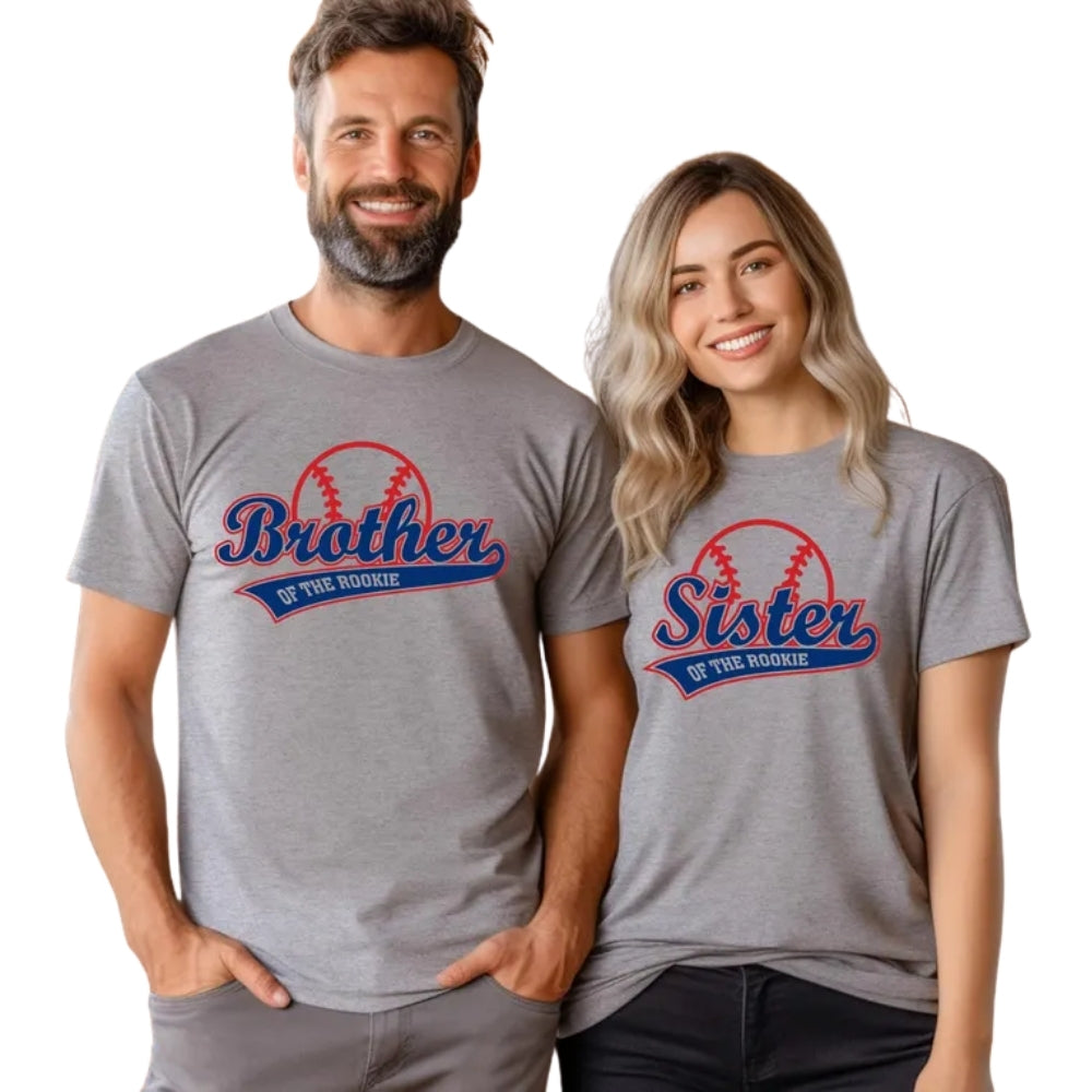 Rookie Of The Year Matching 1st Birthday Family T Shirts, Baseball First Birthday Family Shirts ET0362
