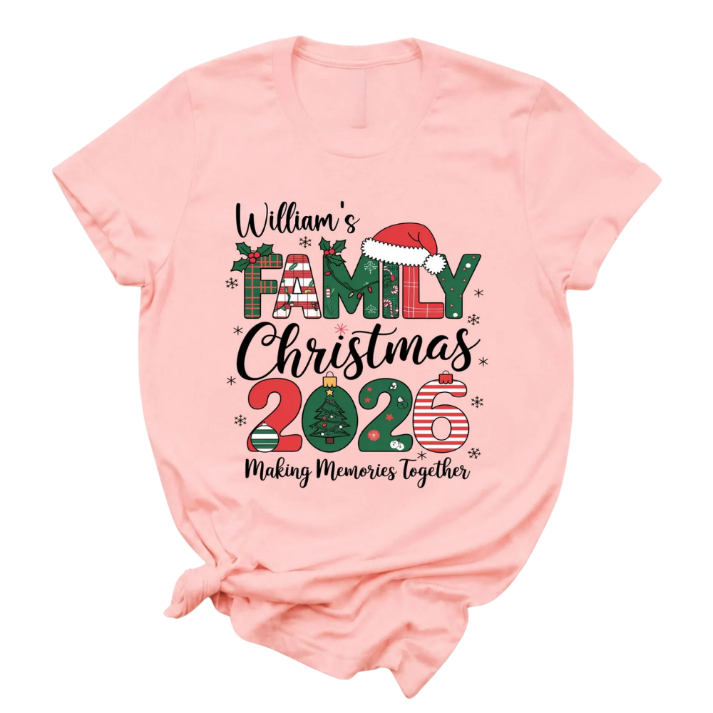 Family Christmas Making Memories Togheter Custom Matching Sweatshirts, Personalized Christmas Matching Family Sweatshirts ET1284