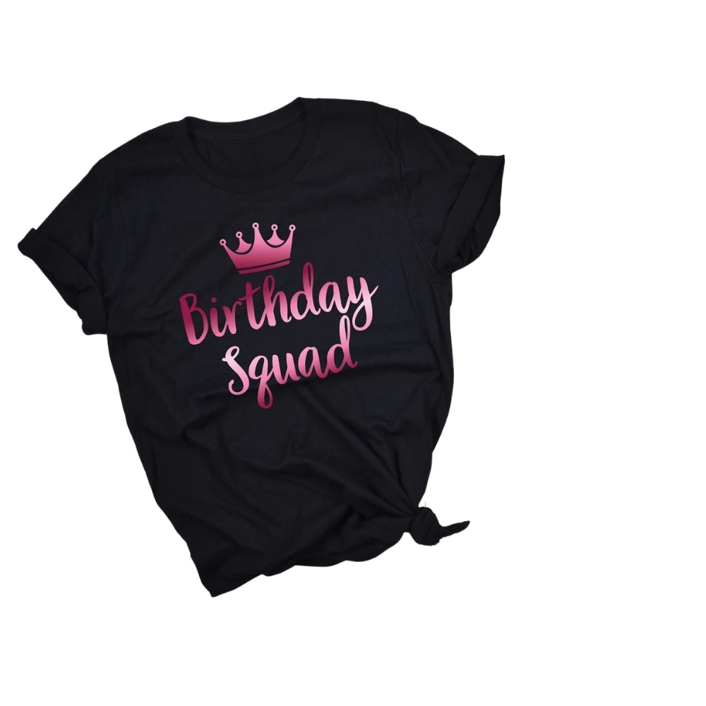 Matching Birthday Queen Family T Shirts, Family Birthday Squad Matching Shirts ET0467