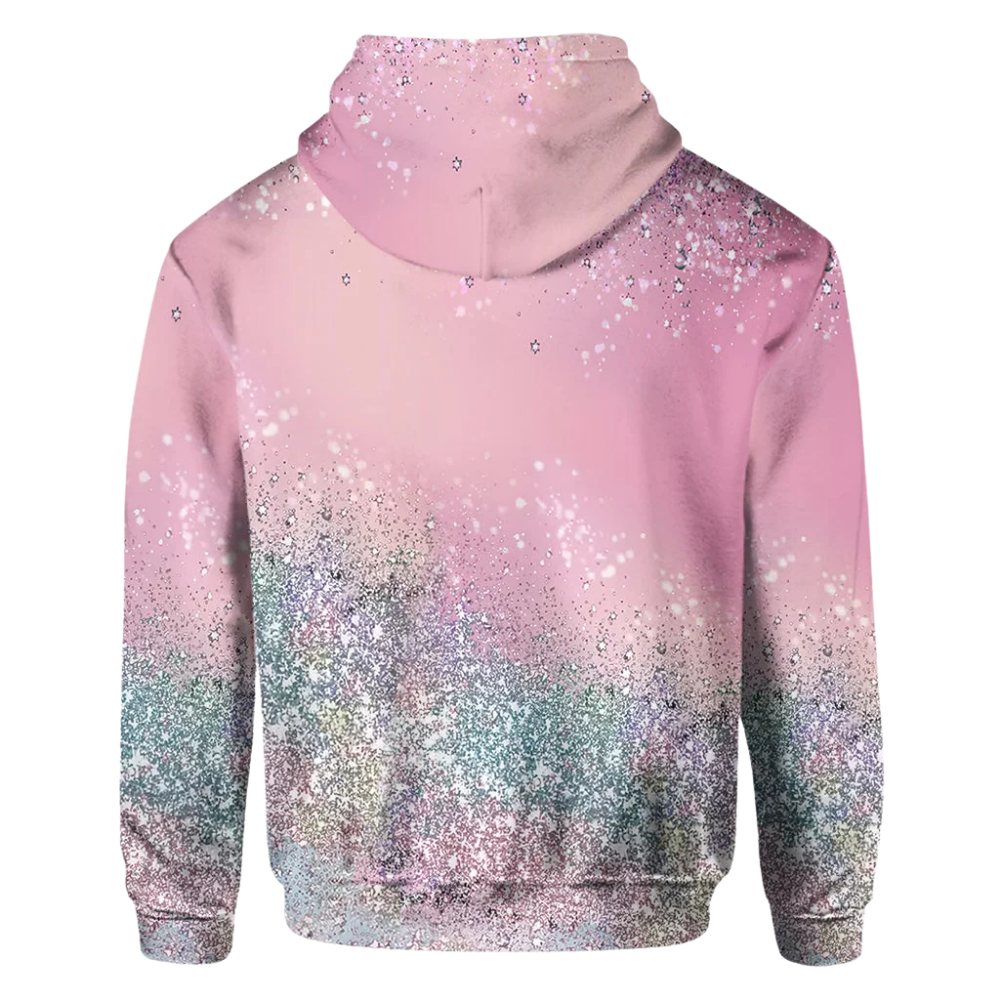 Custom Highland Cow Pink Hoodie 3D Printed For Ladies, Personalized Highland Cow Lover Hoodie 2D1275