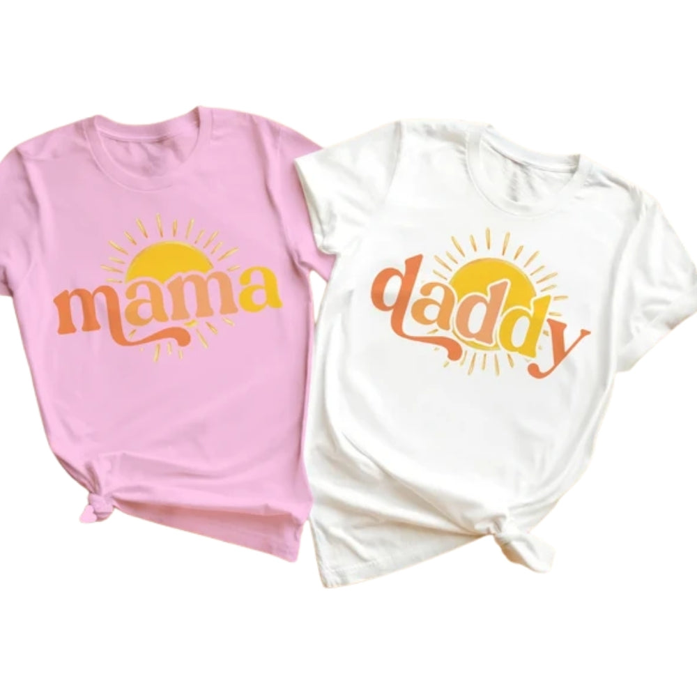 First Trip Around The Sun Matching 1st Birthday Family T Shirts, Custom Sun First Birthday Shirts For Family ET0319