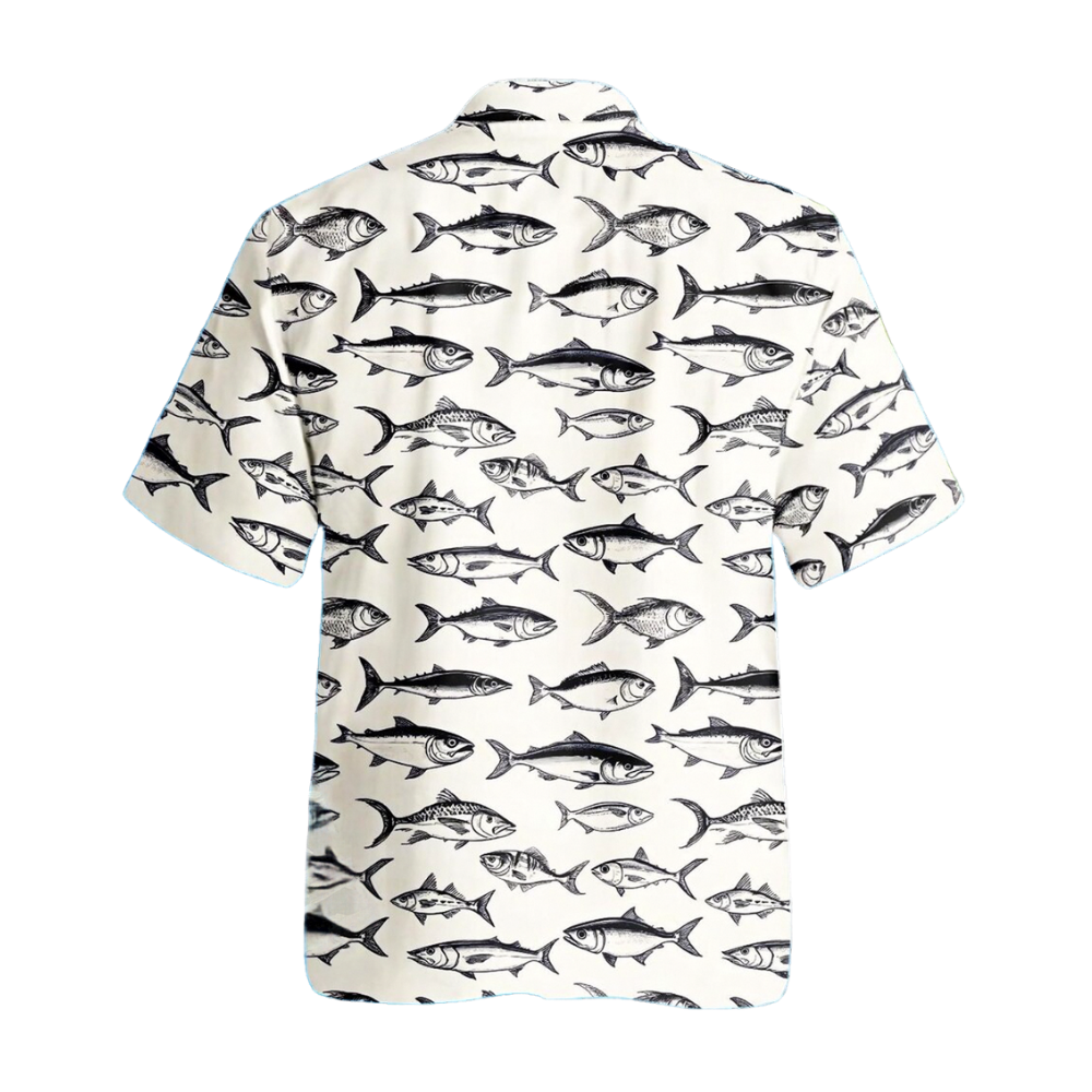 Vintage Fish Hawaiian Shirt For Men Women, Fish Lover Hawaiian Shirt HE0792