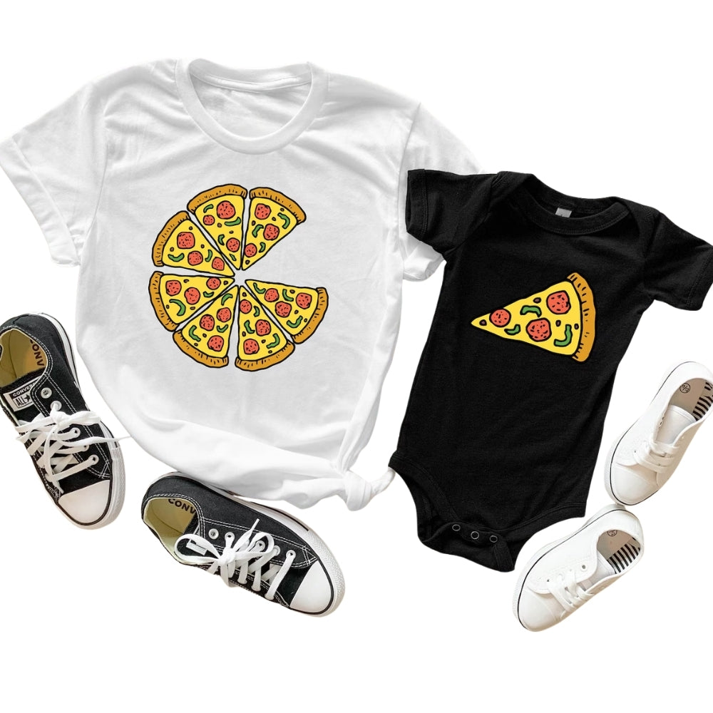 Matching Pizza Father Son T Shirts, Pizza Matching Shirts For Family ET0592