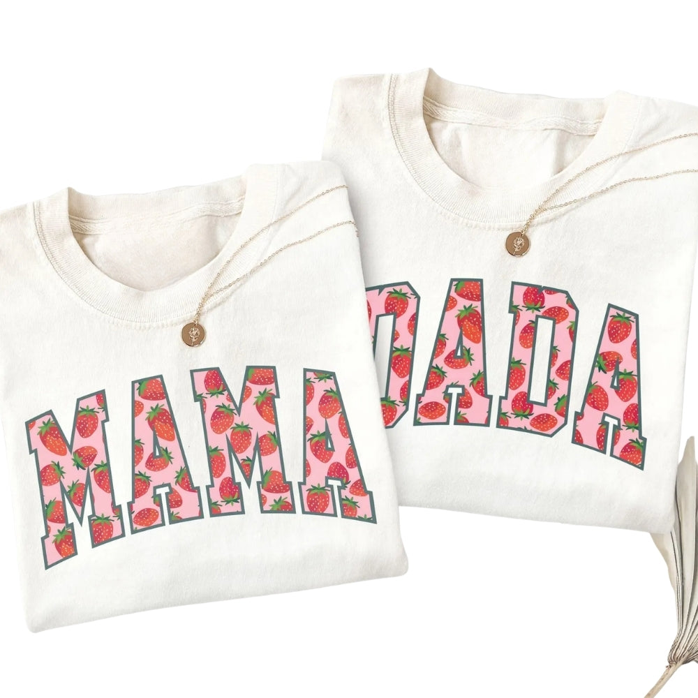 Personalized Strawberry 1st Birthday Matching Family T Shirts, Custom Berry First Birthday Family Shirts ET0485