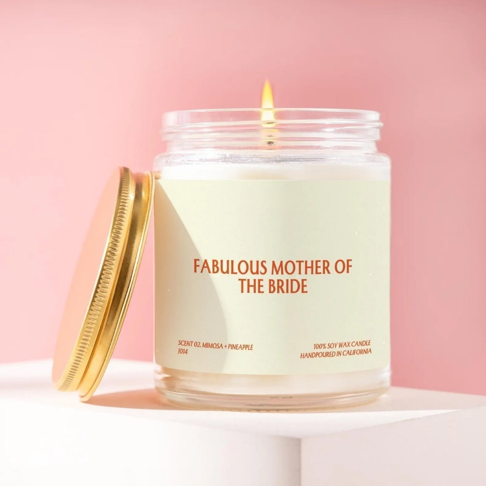 Fabulous Mother of the Bride Candle, Wedding Candle For Mother of the Bride WD0106