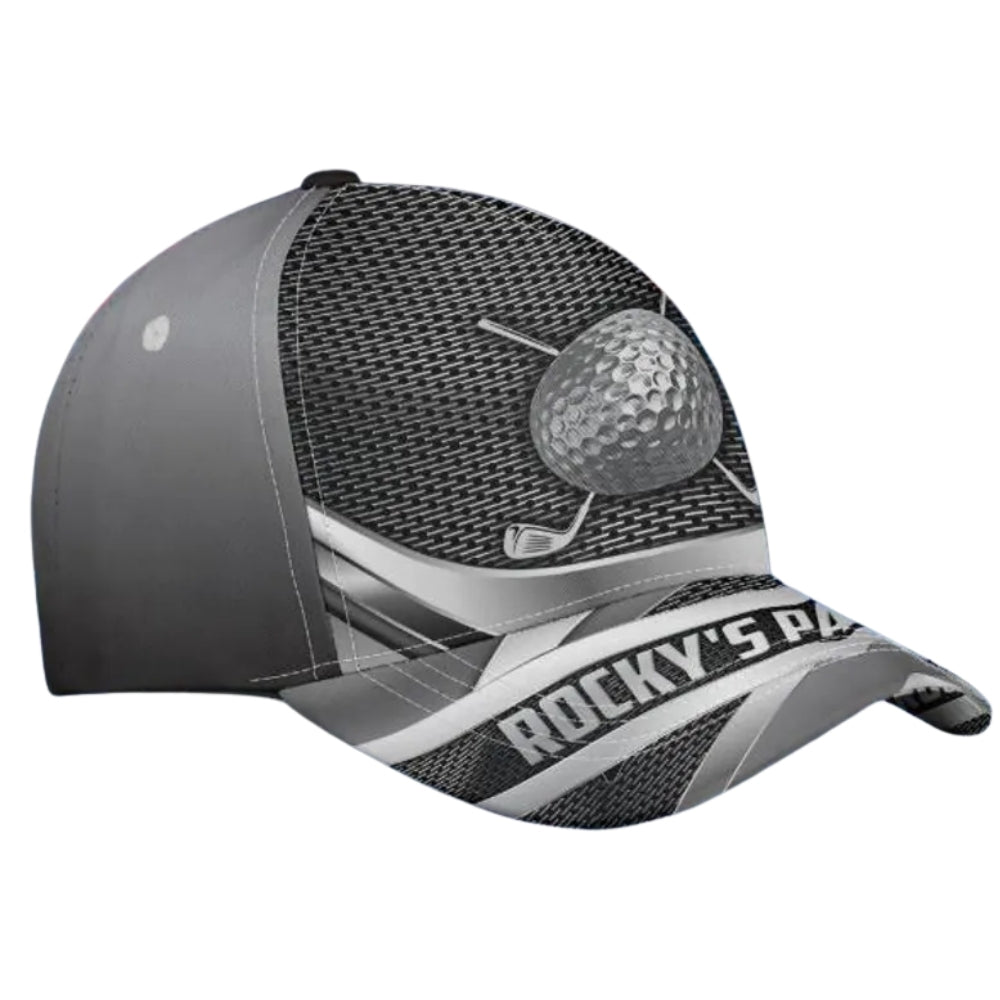 Custom Name Golf 3D Baseball Cap, Custom Golf Caps Hats CP0162