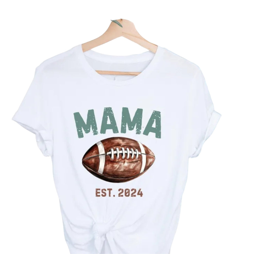 Custom Football First Birthday Matching Family T Shirts, Personalized 1st Birthday Football Family Shirts ET0333