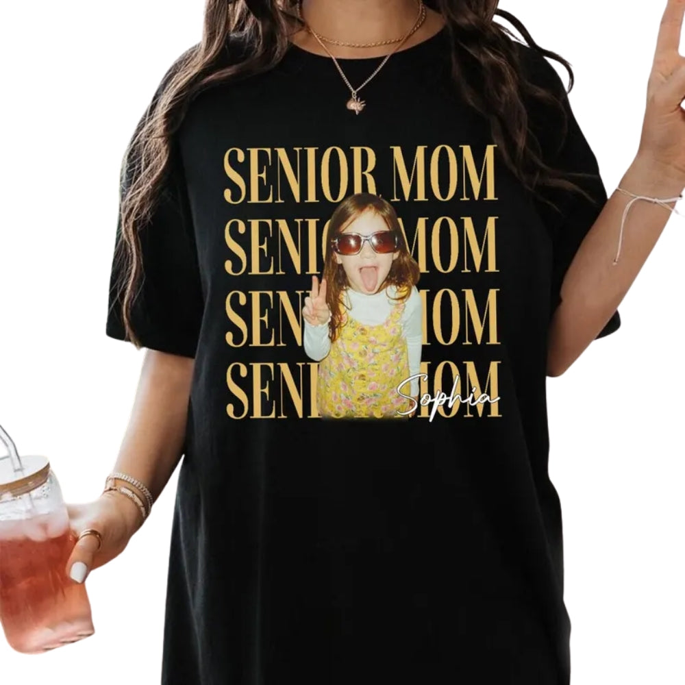 Custom Photo Senior Graduation Matching Family T Shirts, Custom Family Graduation Matching Shirts ET0456
