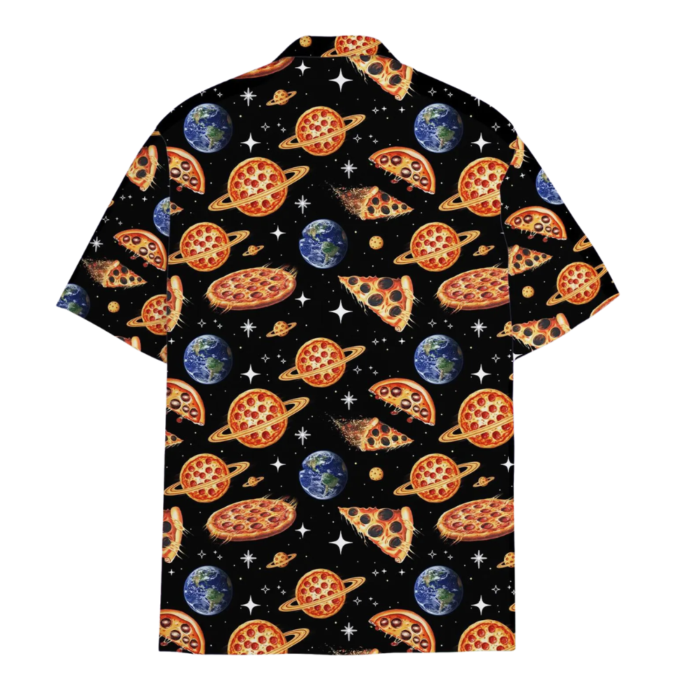 Pizza Space Hawaiian Shirt For Men Women, Pizza Lover Hawaiian Shirt HE0658