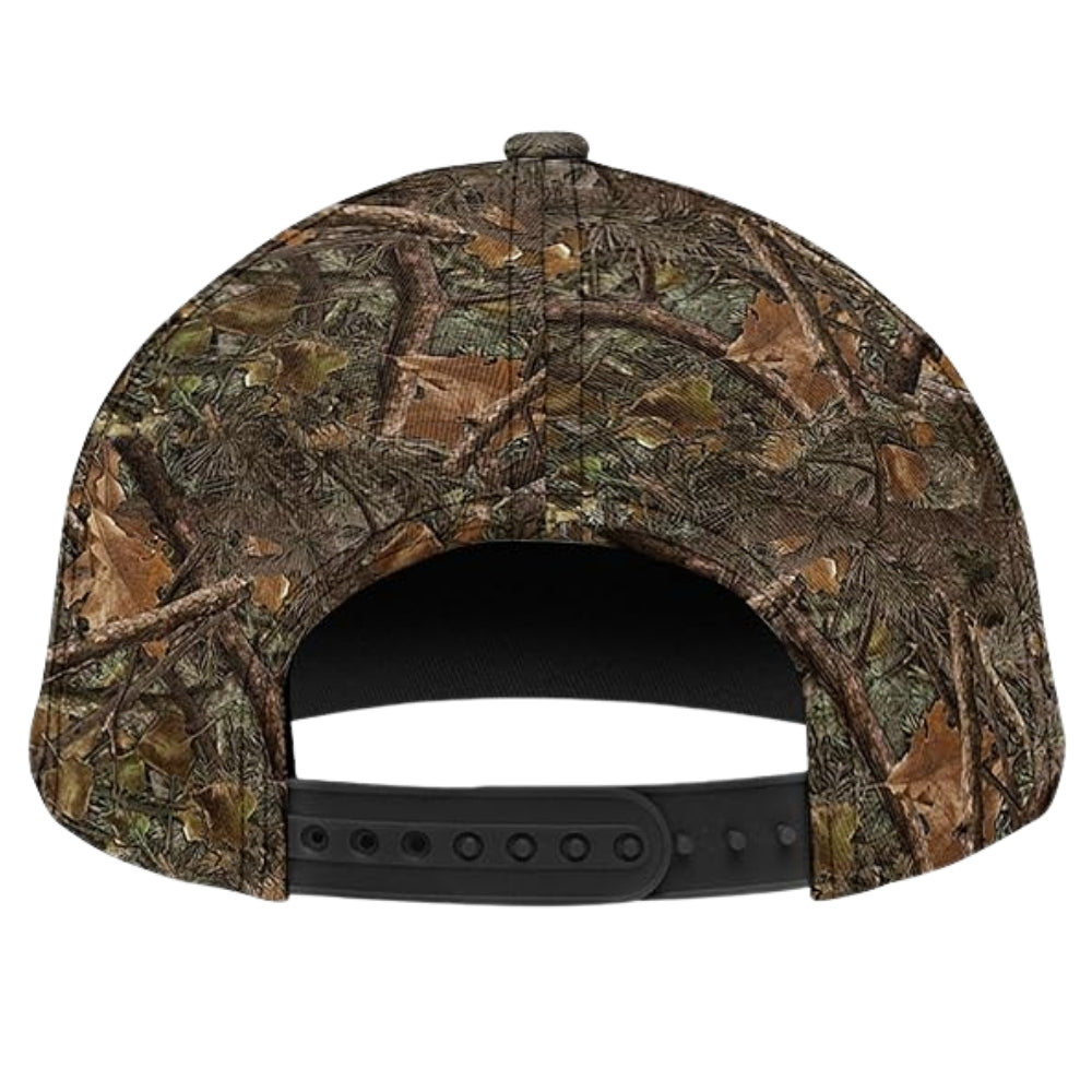 Custom USA Flag Deer Hunting 3D Baseball Cap, Custom Deer Caps For Hunters CP0200