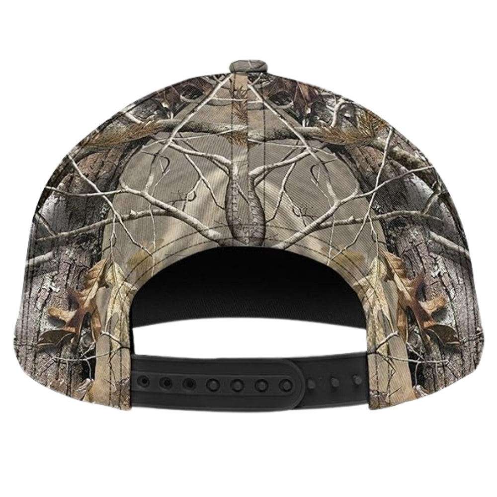 Custom Camo Turkey Hunting 3D Baseball Cap, Custom Turkey Caps Hats CP0182