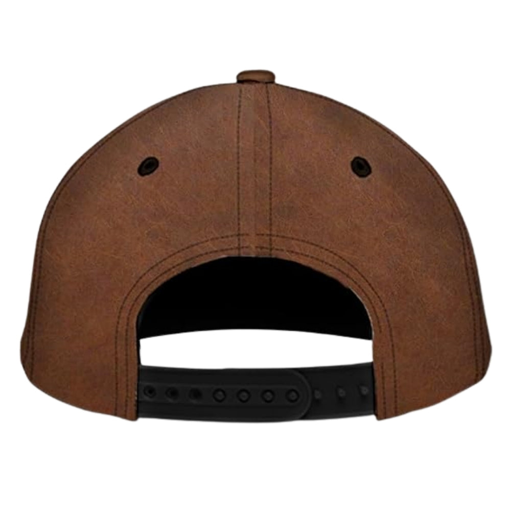 Custom School Bus 3D Printed Baseball Cap Brown, Custom Bus Driver Cap Hat CP0454
