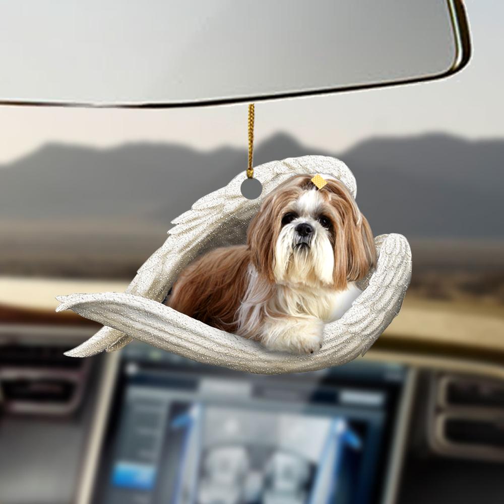 Shih tzu sleeping angel shih tzu lovers dog moms ornament OO0424