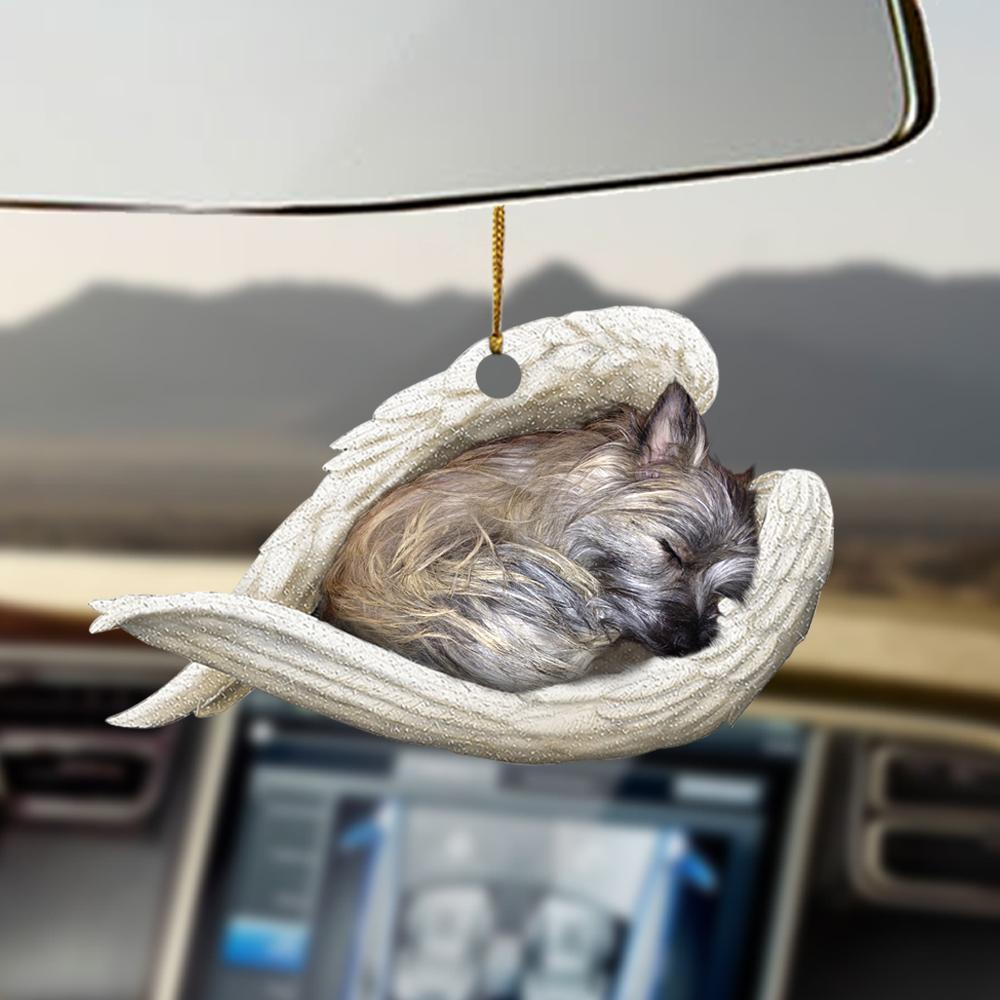 Cairn Terrier sleeping angel Cairn Terrier lovers dog moms ornament OO0451