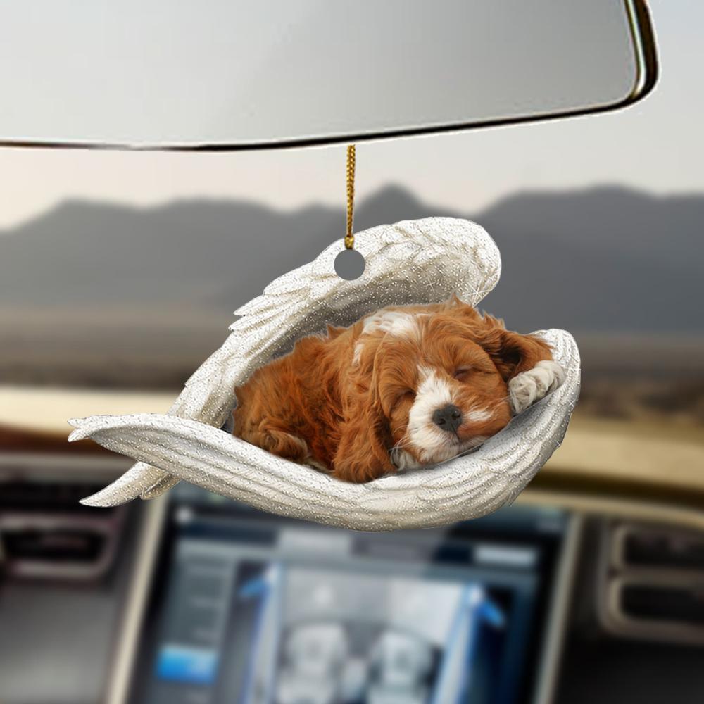 Cockapoo sleeping angel cockapoo lovers dog moms ornament OO0341