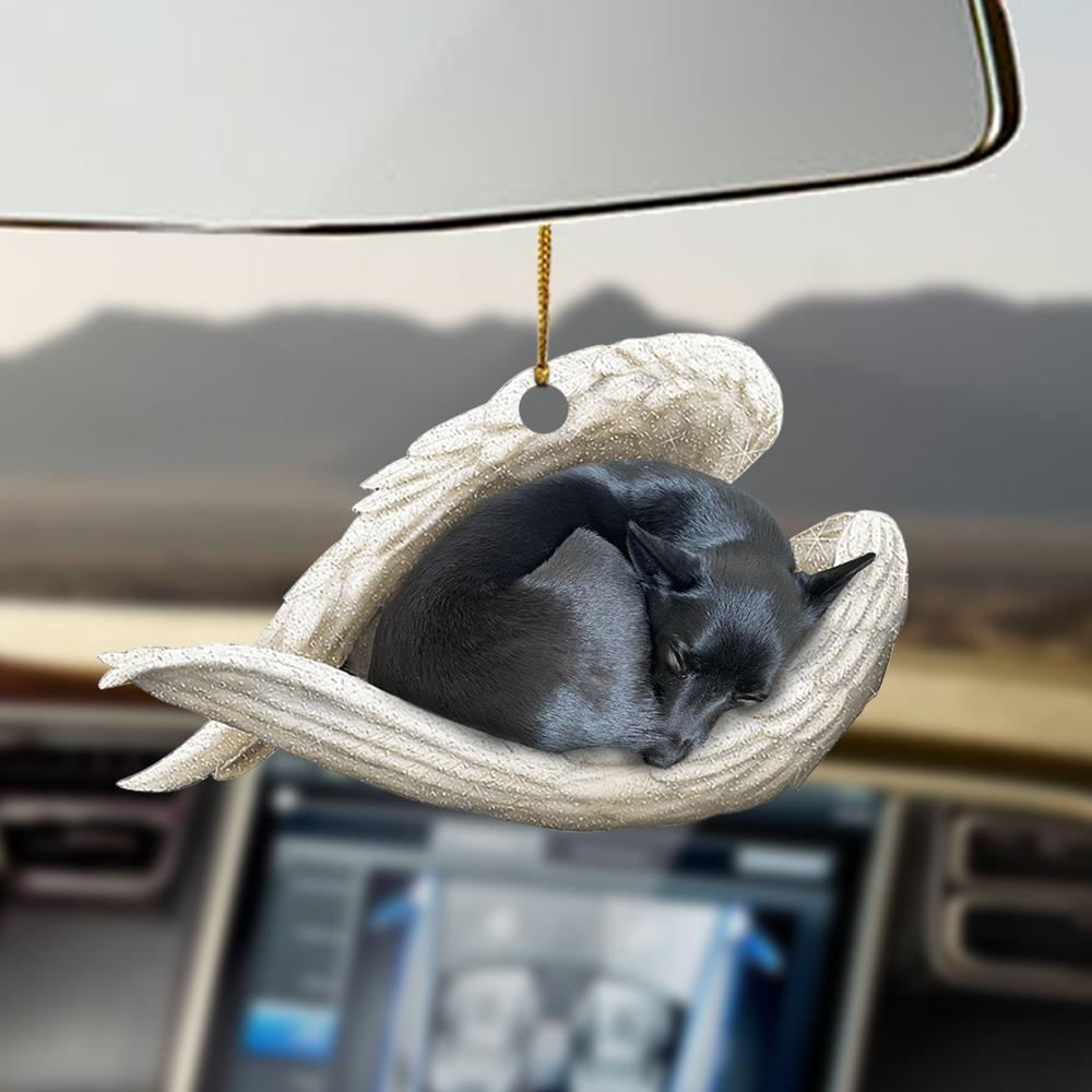 Schipperke sleeping angel Schipperke lovers dog moms ornament OO0421