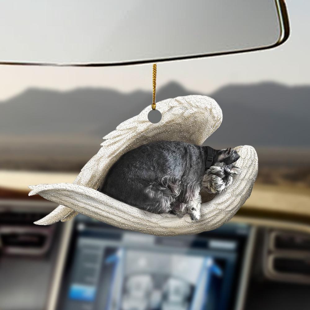Standard Schnauzer sleeping angel Standard Schnauzer lovers dog mom ornament OO0435