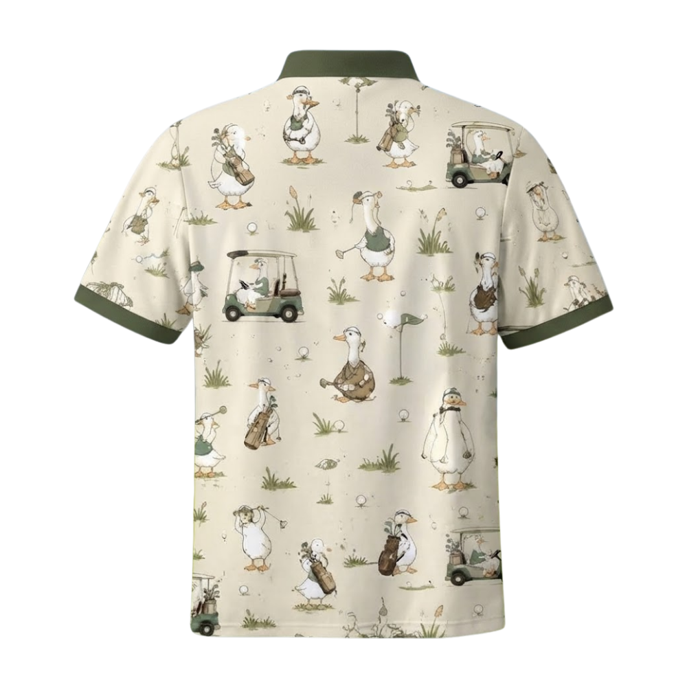 Goose Funny Golf Mens Polo Shirt, Goose Lover Golf Shirt GE0609