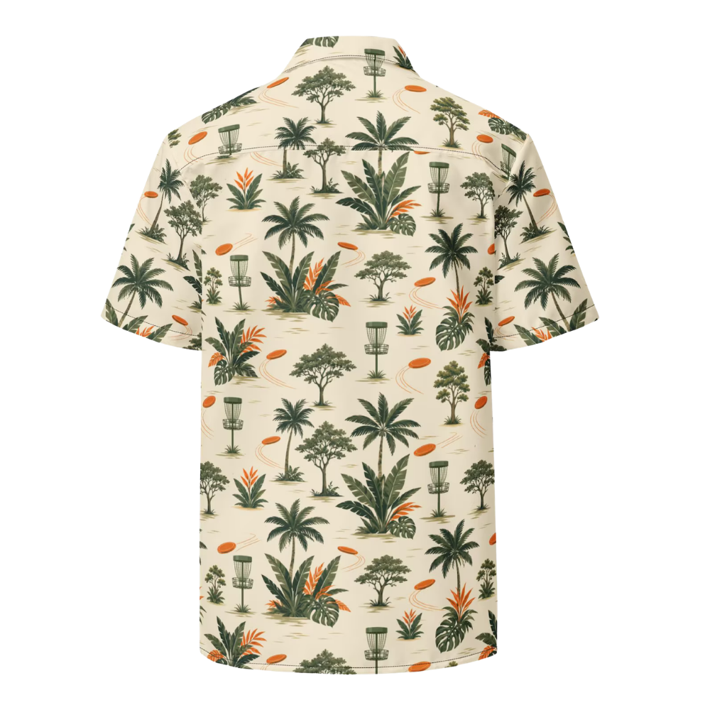 Disc Golf Tropical Hawaiian Shirt For Men, Disc Golf Aloha Shirts DG0002