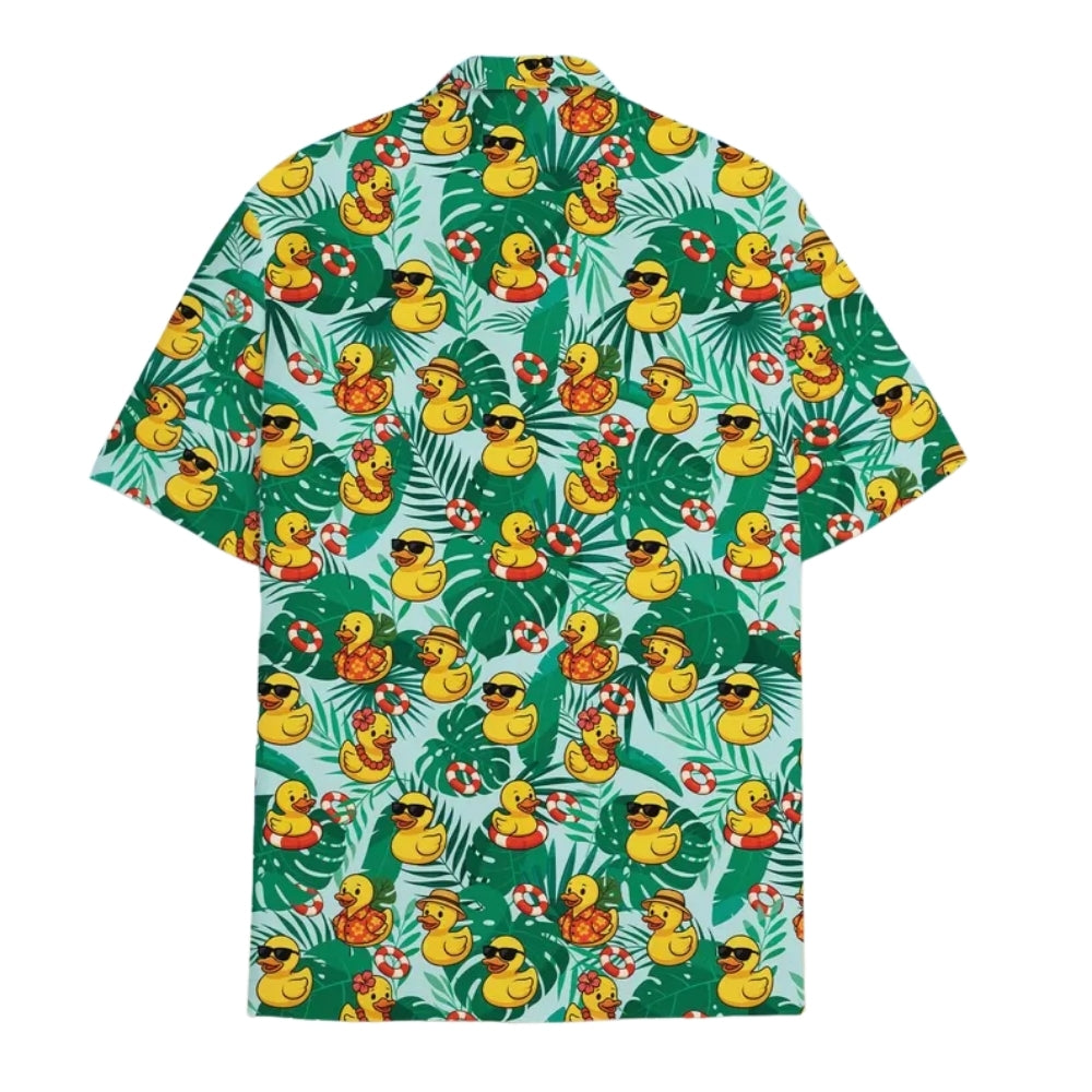 Rubber Duck Tropical Hawaiian Shirt For Men Women, Tropical Duck Lover Hawaiian Shirts HE0167