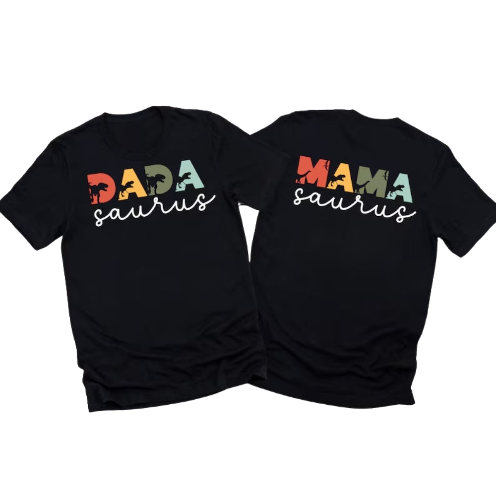 Custom Matching Dinosaur Family T Shirts, Custom Dinosaur Lovers Family Shirts ET0231