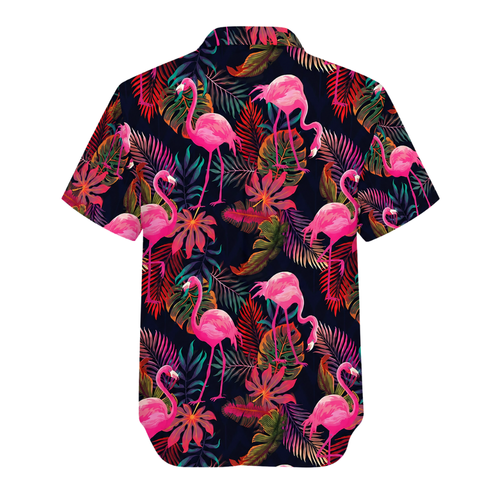 Flamingo Tropical Hawaiian Shirt For Men Women, Flamingo Lover Hawaiian Shirts HE0271