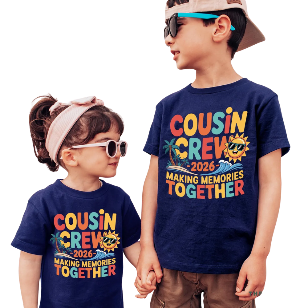 Cousin Crew Making Memories Together Matching T Shirt, Custom Year Cousin Trip Shirts ET1254