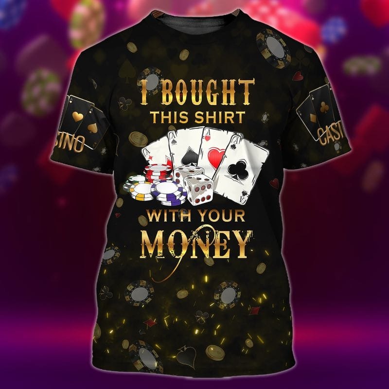 Pocker 3D All Over Printed Shirts, Casino Men Shirt, Casino Shirt, Gift For Pocker TO0824