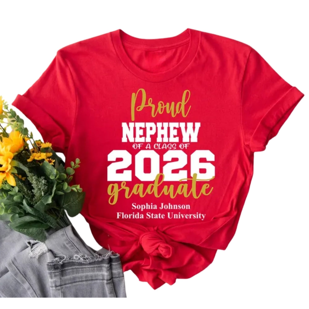 Custom Matching Family Graduation T Shirts, Custom Grad Family Matching Shirts ET0517