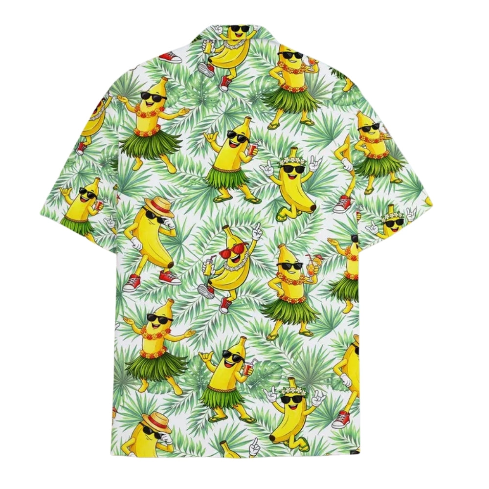 Funny Banana Dancing Hawaiian Shirt For Men Women, Tropical Banana Hawaiian Shirts HE0171