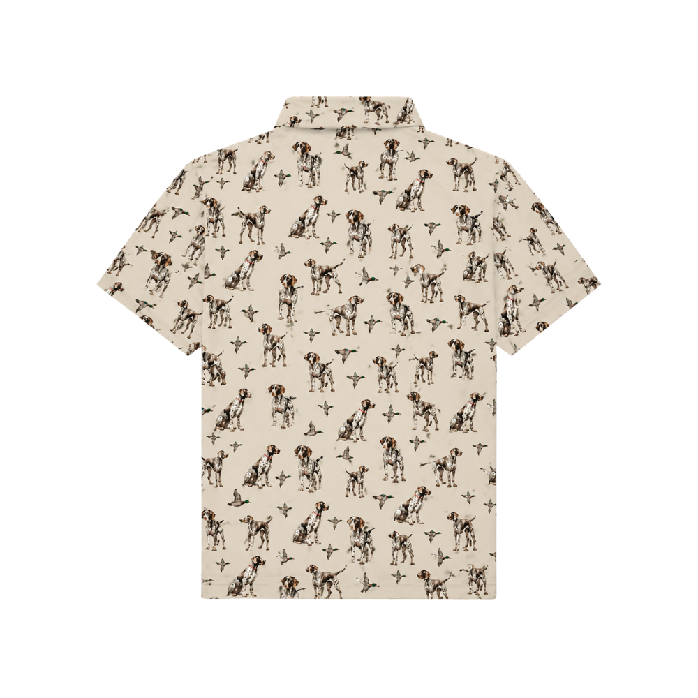 Pointer Dog Golf Polo Shirt For Men, Pointer Golf Shirts GE0496