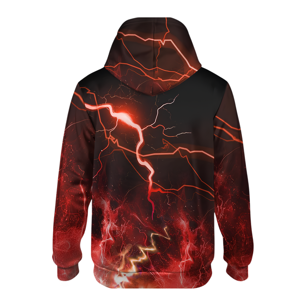 Custom Rider Thunder Men's Motocross Hoodie, Custom Thunder Dirt Bike Hoodies MZ0124