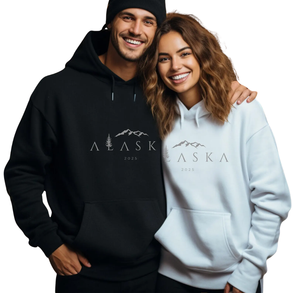 Alaska Trip Custom Matching Family Hoodies, Custom Alaska Family Hoodies ET1332