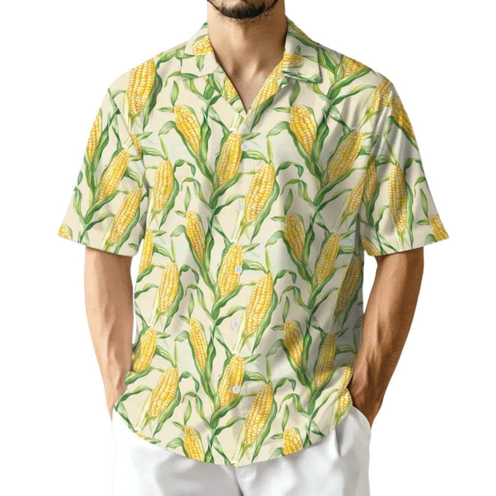 Corn Cob Hawaiian Shirt For Men Women, Corn Hawaiian Shirt For Farmer HE0429