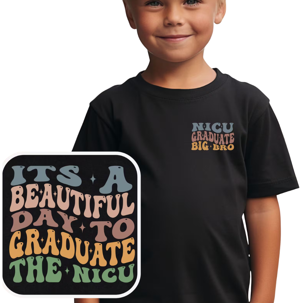 It's A Beautiful Day To Graduate The Nicu Custom NICU Matching Family T Shirt, Personalized NICU Graduate Family Shirt ET1151