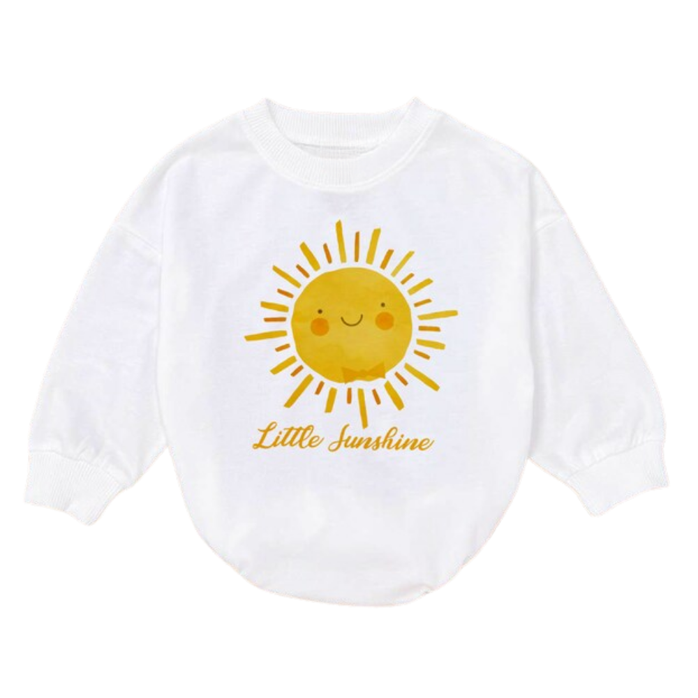 Baby Little Sunshine Romper Sweatshirt, Sunshine Baby Romper Sweatshirt BB0226