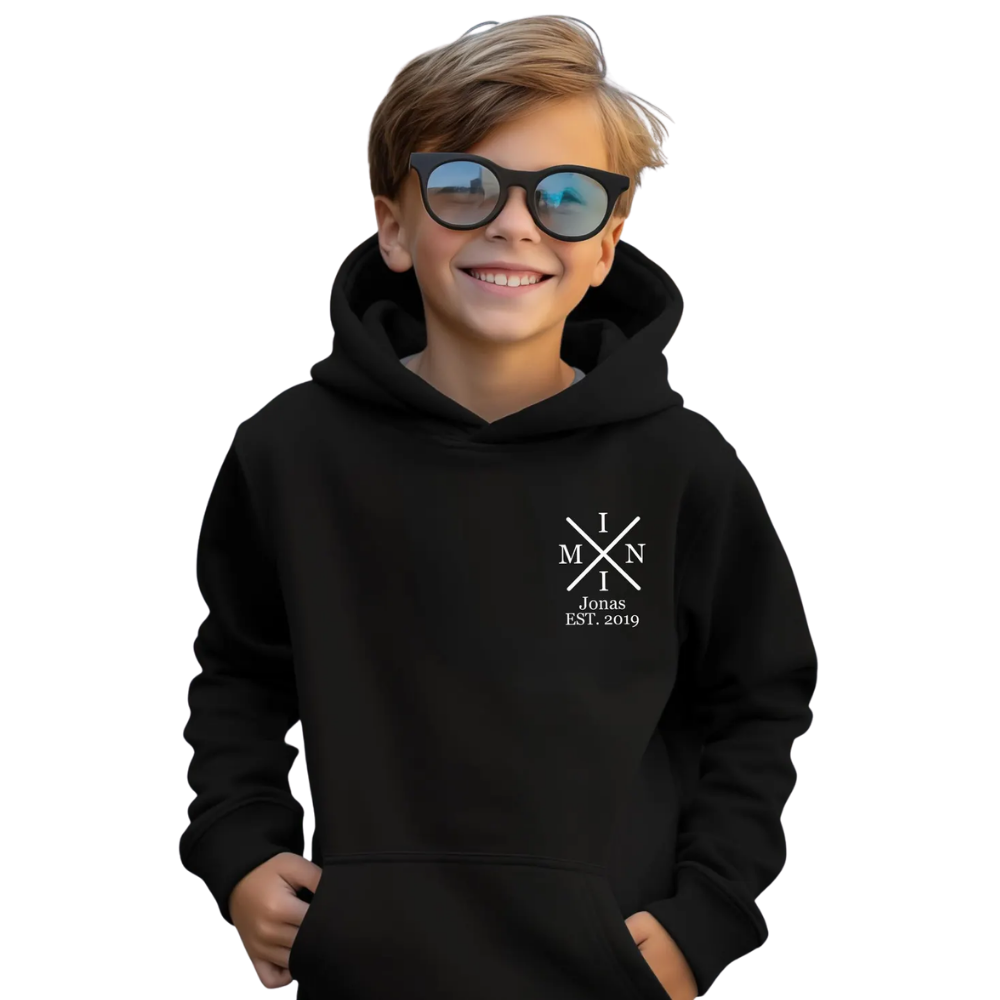 Personalized Mama And Mini Matching Hoodies, Custom Family Hoodies Matching ET1360