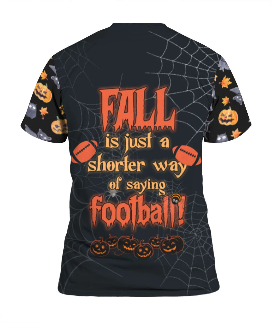 3D Halloween Football Shirt Men Women Halloween Gift For American Football Player TO1833