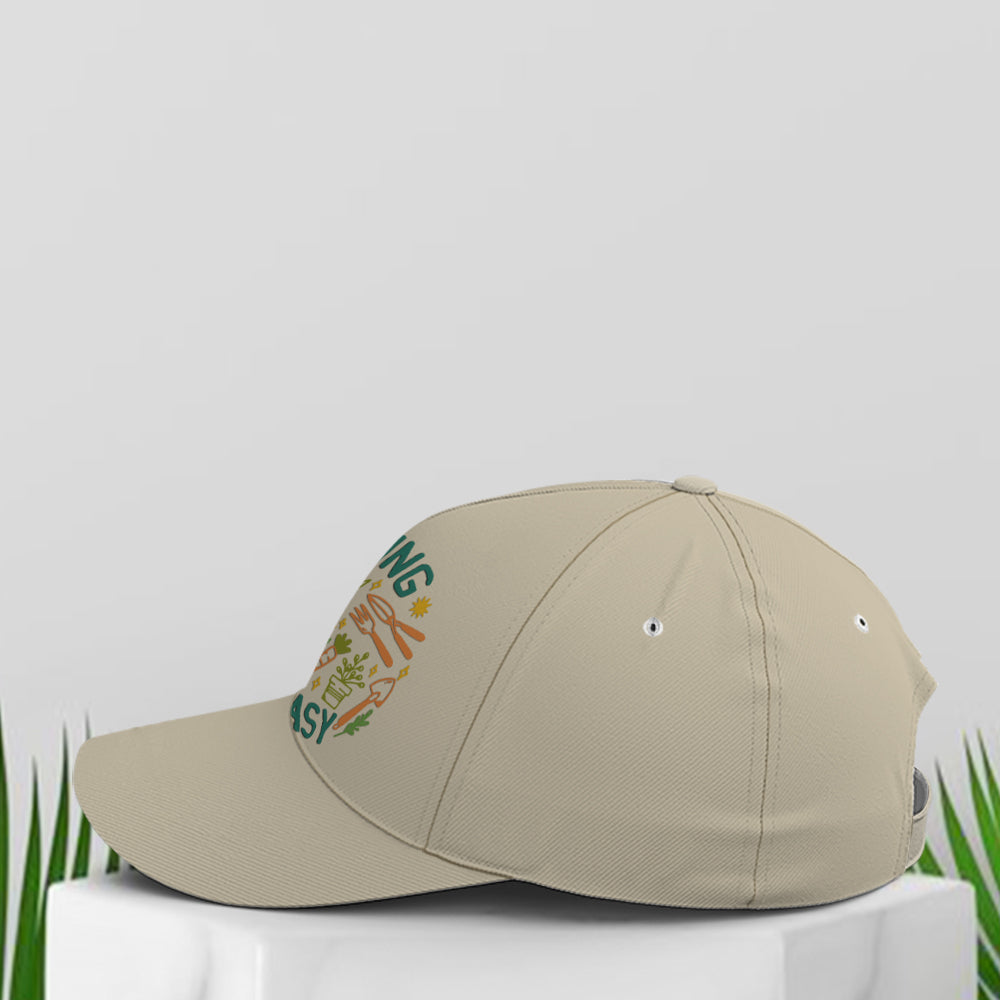 Hoeing Ain't Easy Plants Gardening Baseball Cap Lasfour CO0912