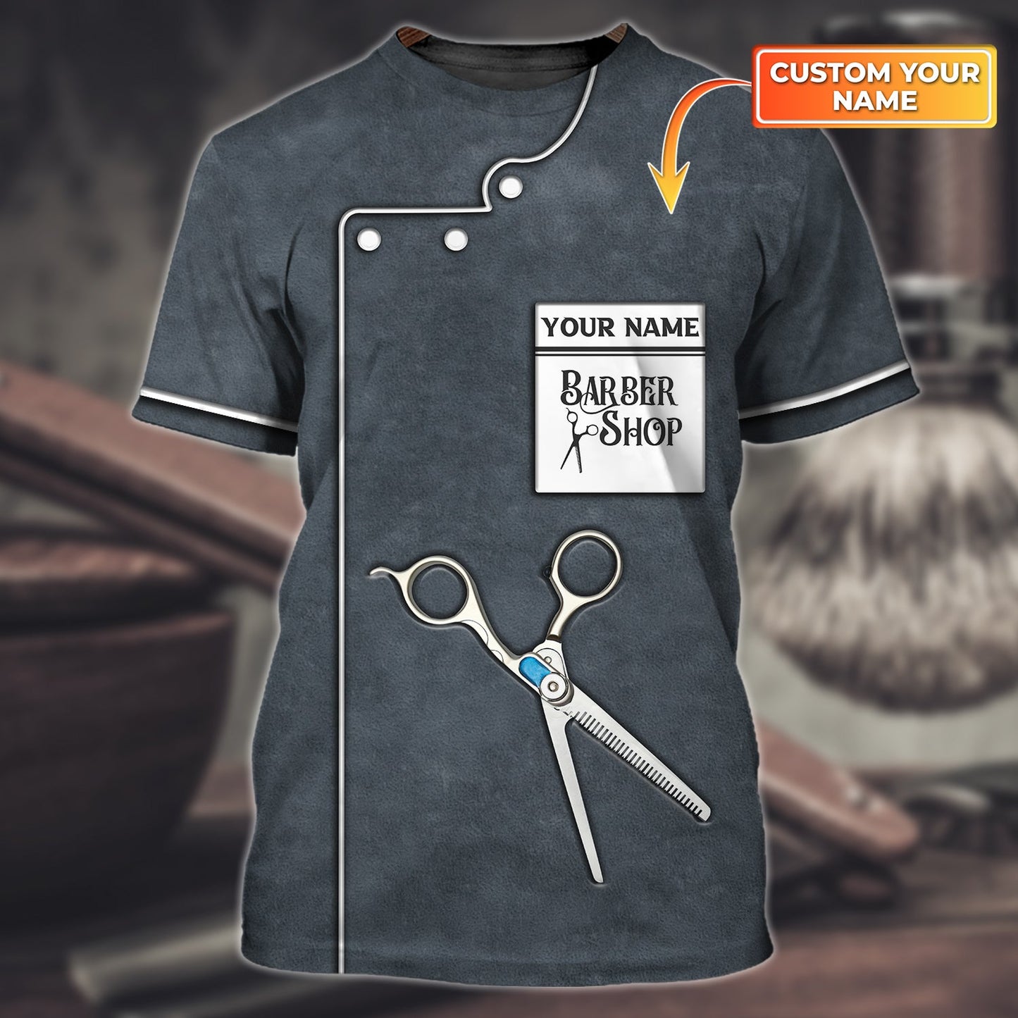 Customized Barber Shirts, 3D All Over Printed Tshirt For Barber Shop, Best Gift For Barber, Barber Shirt For Him Her TO0719