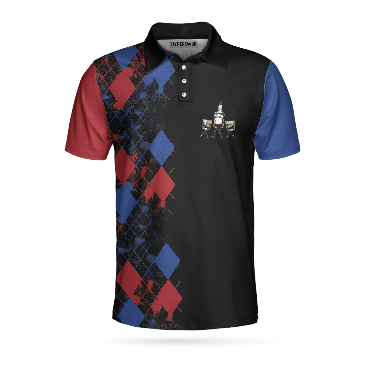 Bowling If I'M Drunk Polo Shirt, Argyle Pattern Polo Shirt Design, Funny Bowling Shirt For Male Players Lasfour SO0652