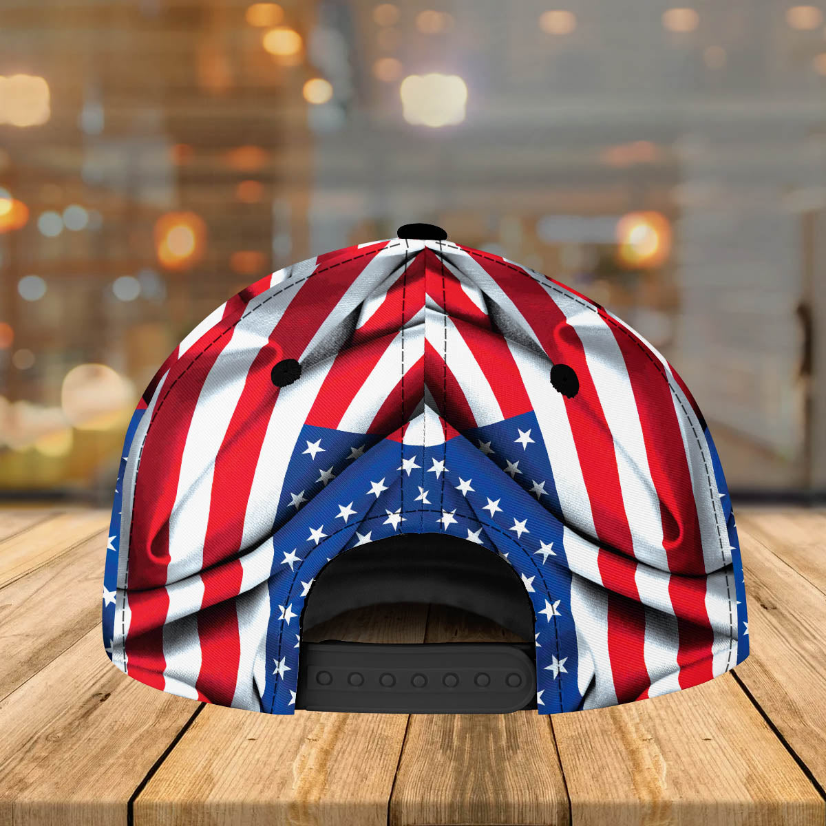 3D Classic Cap Personalized Classic Cap American Patriot Lasfour CA2409